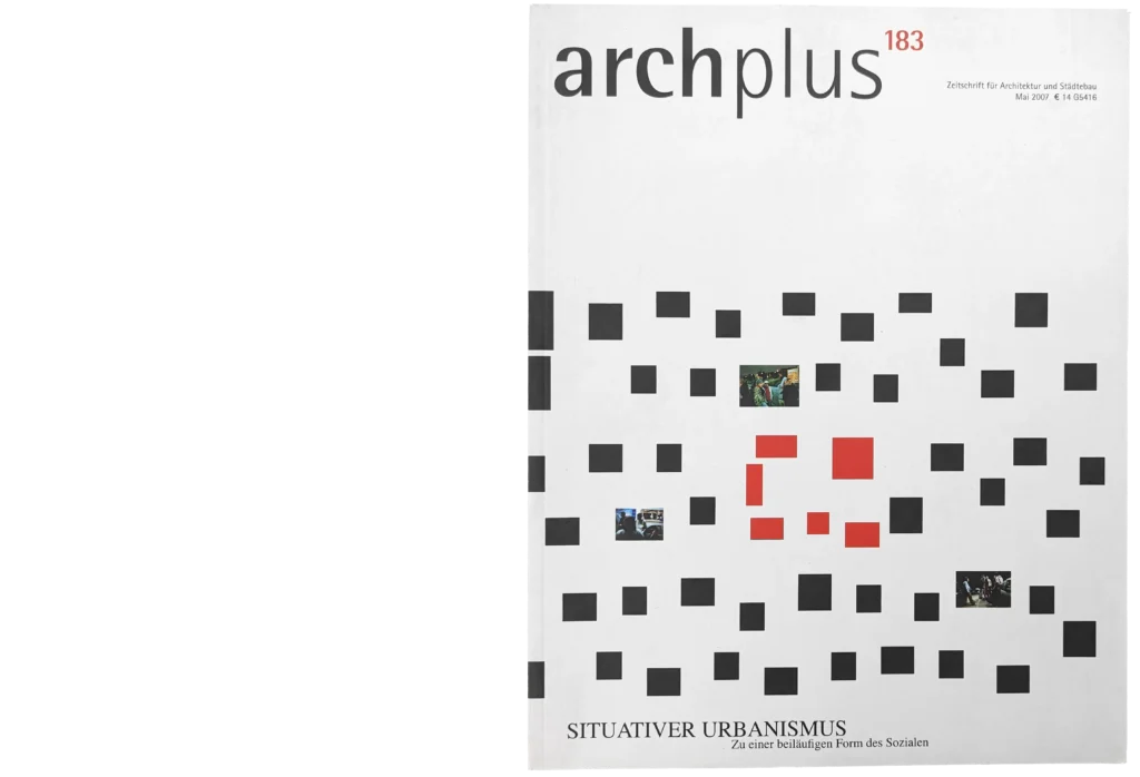 Cover archplus - Zum Beitrag: Wie man Städte bereist.