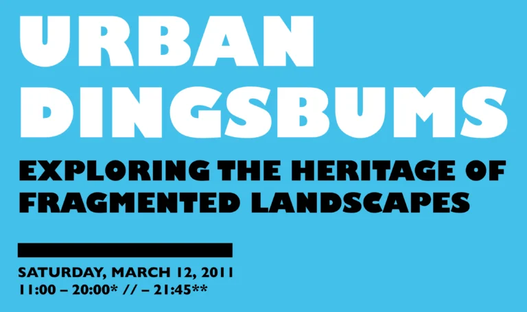 Beitragsbild: Urban Dingsbums - Exploring the heritage of fragmented landscapes