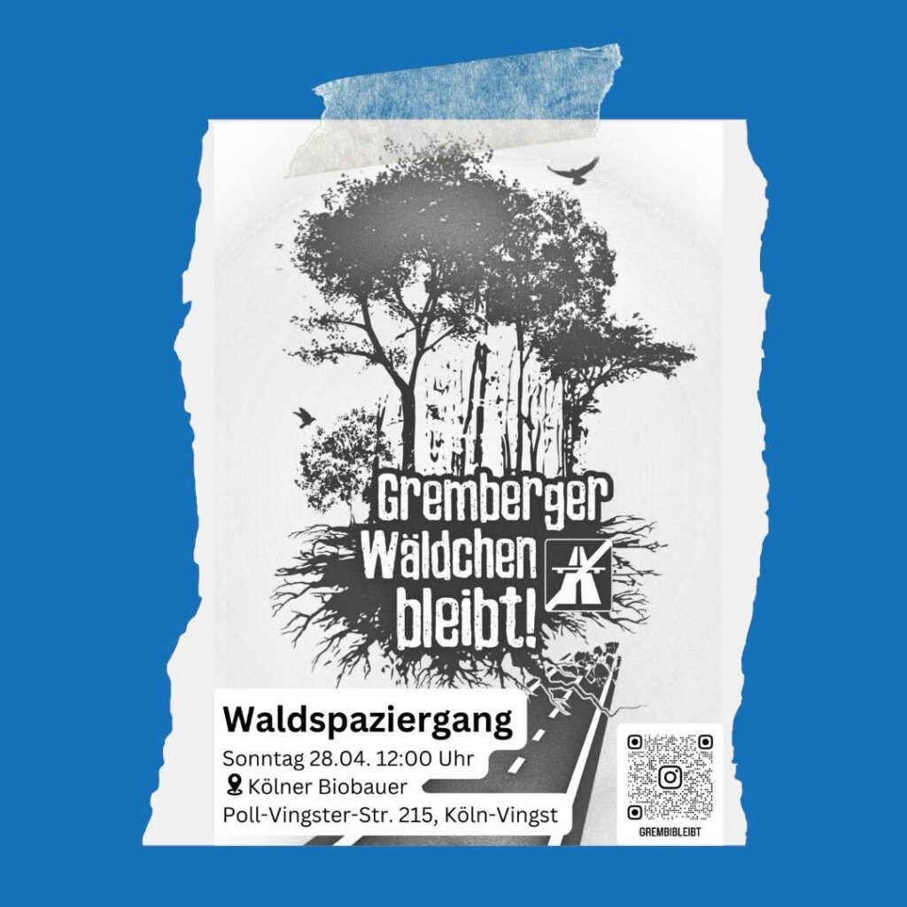 Beitragsbild: Gremberger Wäldchen bleibt. Rodenkirchener Brücke bleibt. Kein achtspuriger Ausbau der A4!