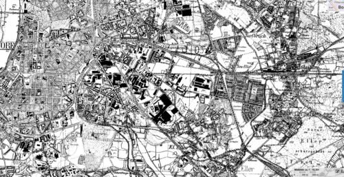 Selbstgemachtes Düsseldorf: Radtour 17 - Stadtplan